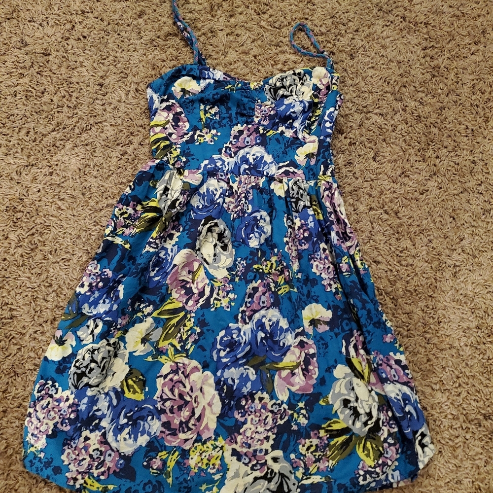 Blue flower dress